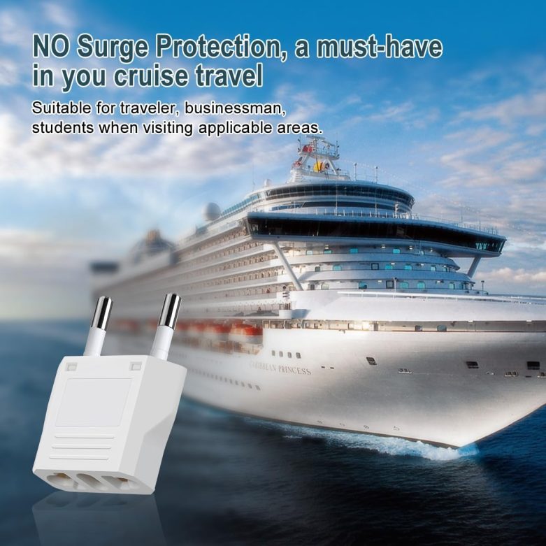 Lenink 6 Packs US to Europe Plug Adapter, Type C Travel Adapter, Fireproof Portable European Power Converter Plug for USA to EU Italy France Germany Spain Maldives - Image 7